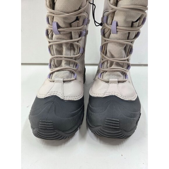 Columbia Big Kids' Bugaboot™ Celsius Boot Lace Up Rubber Sole White Size 5 - Picture 3 of 11